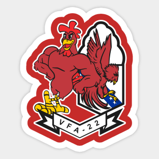 VFA-22 Fighting Redcocks Sticker